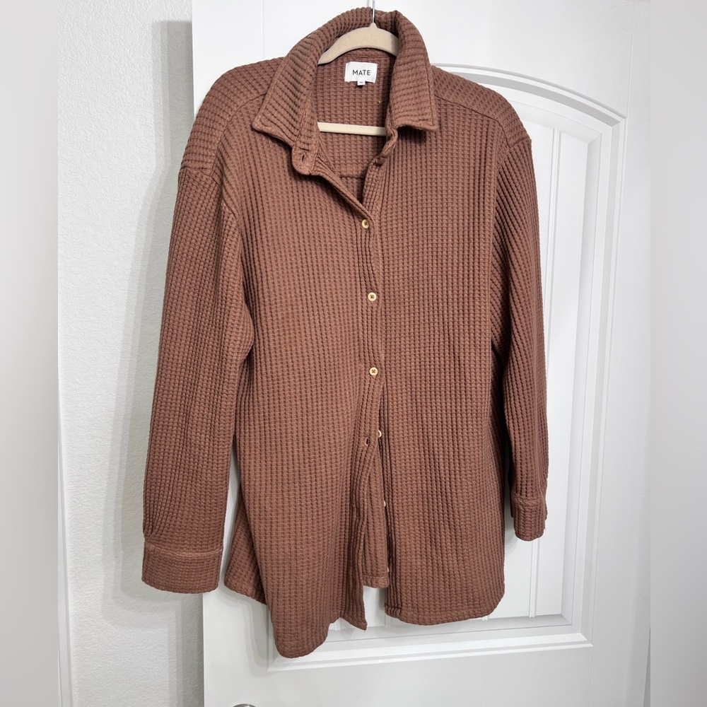 Mate the Label Waffle Button Down